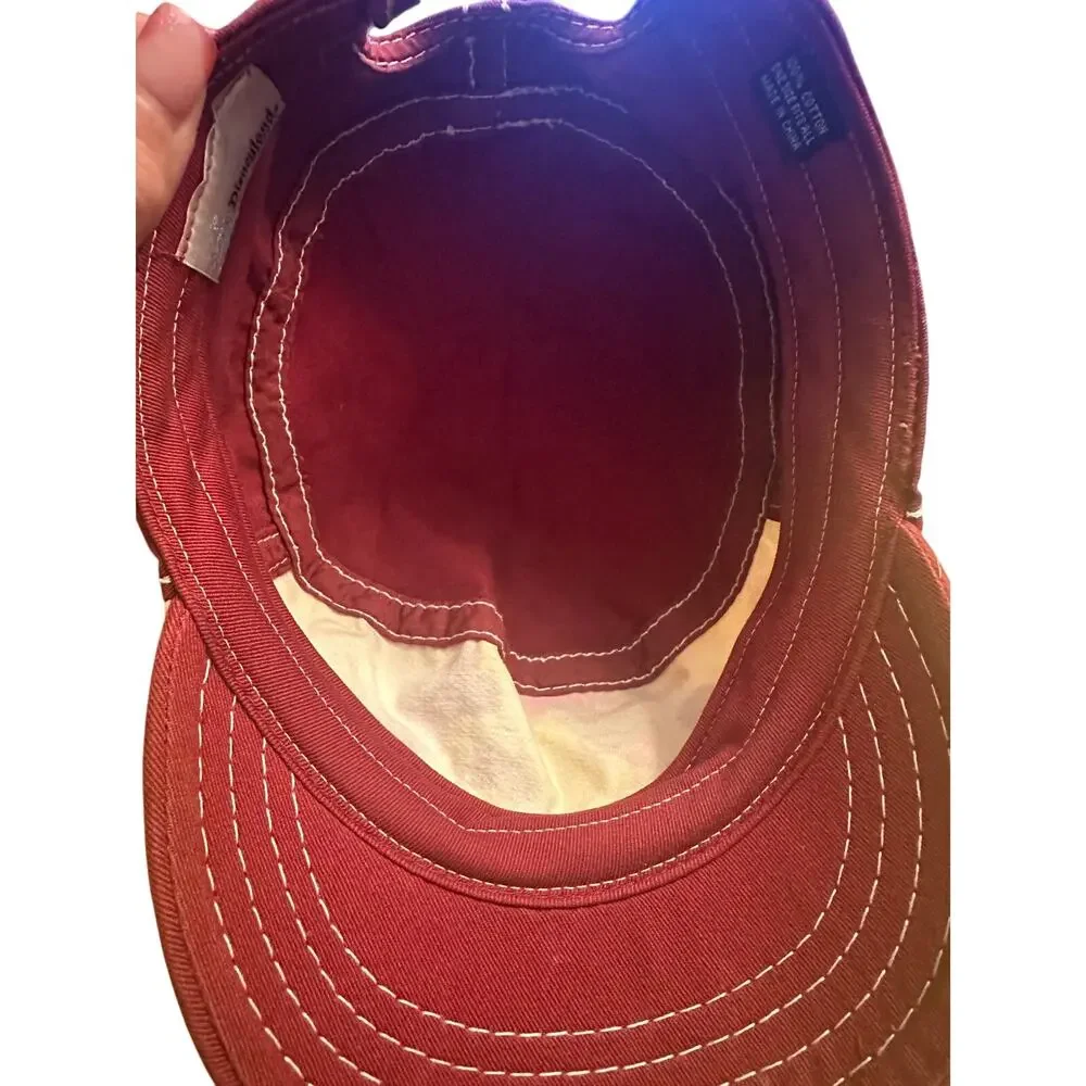 Vintage Disney Parks Walt Disney World Mickey Mouse Red Cadet Hat Cap